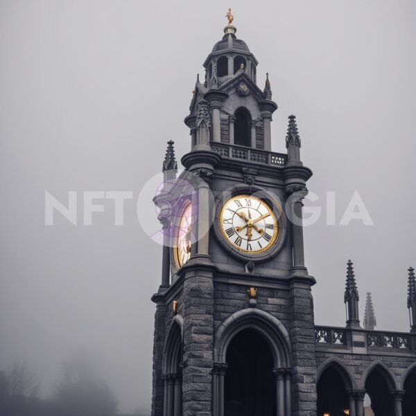Victorian Clocktower in Fog — Edition 02