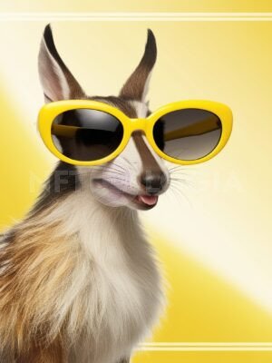 Funky Antelope in Yellow Shades
